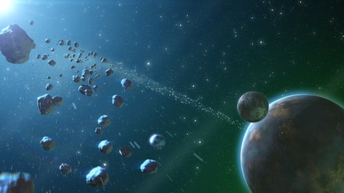 Seamless Loop of Asteroids and Planets in Deep Space