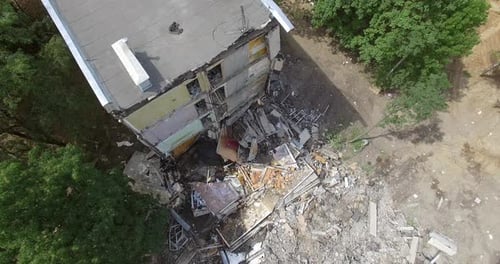 Entrails of a Demolished Building