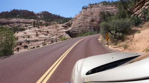 Driving Trough Canyon
