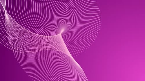 Seamless Looping Abstract Wave Lines Background