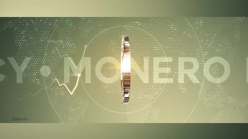 06 - 4 Fondo giratorio de criptomonedas MONERO 4K