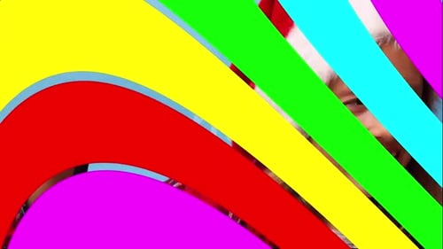 Colorful Flat Design Wavy Shape Transitions