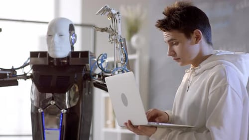 Quantum Robot Making Moves