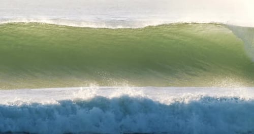 View of waves on seashore