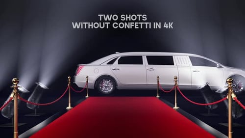 Glamorous Red Carpet Limousine Entrance Animation
