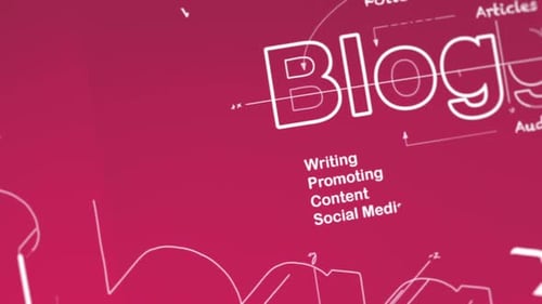 Animated Blogging Blueprint Concept Reveal