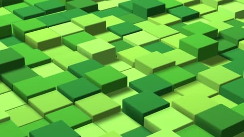 Video game isometric geometric mosaic waves pattern