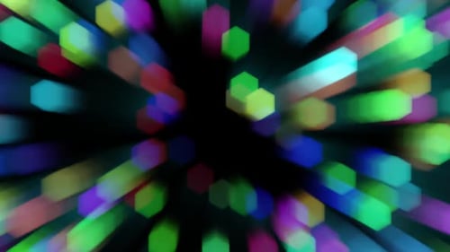 Sechseckige Geschwindigkeitslinien