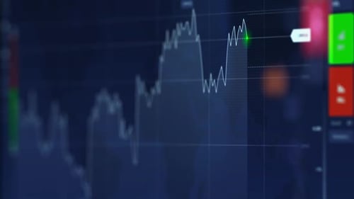 Graph of Crypto Currency Online. Quotes of Eth and Btc at Stock Exchange. Stock Exchange Market