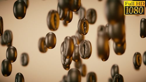 Kaffeebohnen Hintergrund Loops Pack V1