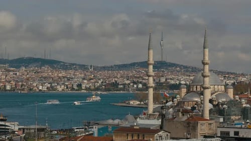 Vue sur le Bosphore d'Istanbul