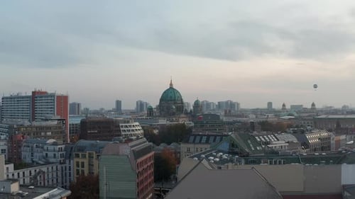Forwards Reveal of Various Buildings in City Centre