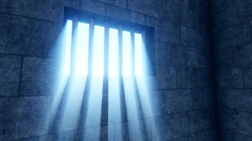 Bright Blue Rays Light From The Window 12