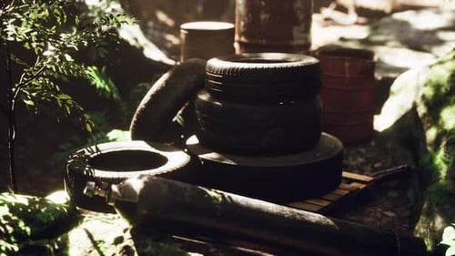 Garbage Dump in the Woods