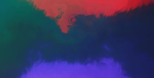 Vibrant Colorful Fluid Ink Abstract Background Animation