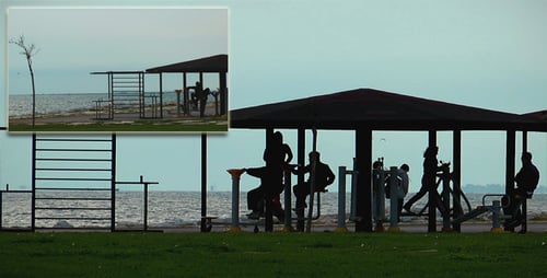 Training Area Near The Seaside