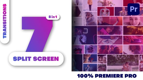 Multiscreen Transitions - 7 Split Screen