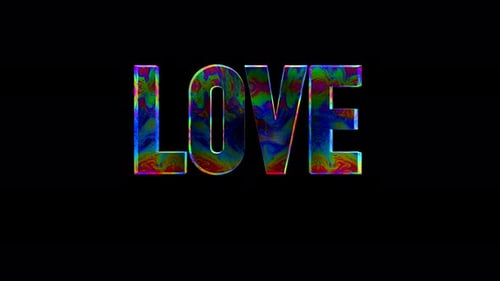 Colorful Fluid Love Text Animation