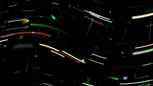 Abstract background with animation moving of lines