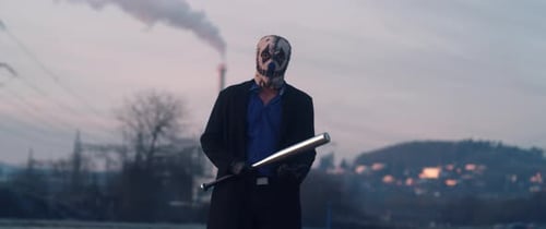 Evil Man on a Field