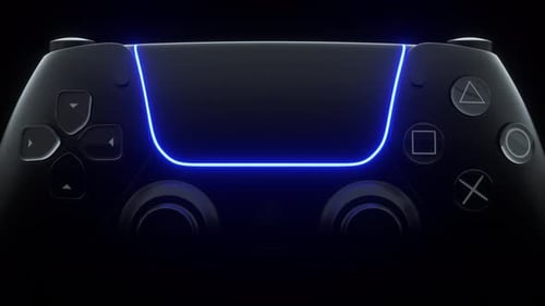 Wireless black gamepad