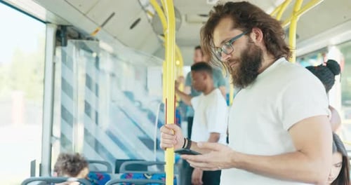 Riding a City Bus Using a Cell Phone