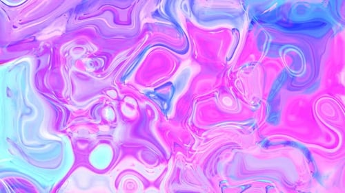 Vibrant Abstract Fluid Liquid Color Swirl Motion Graphic