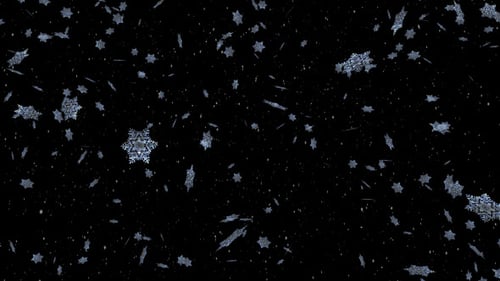 Winter Snowflakes Animated Overlay