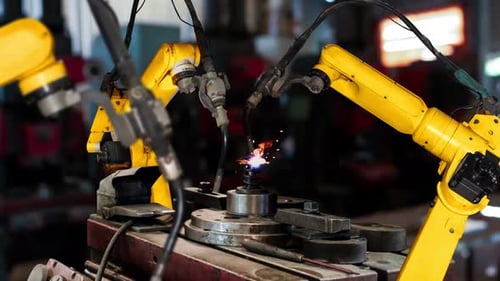 Smart Industry Robot Arms Modernization for Digital Factory Technology