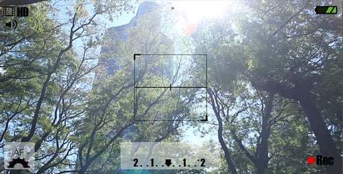 Modo de gravação da câmera