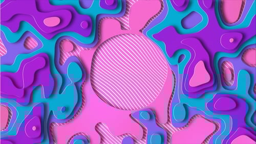 Vibrant Abstract Fluid Motion Graphics Background Loop