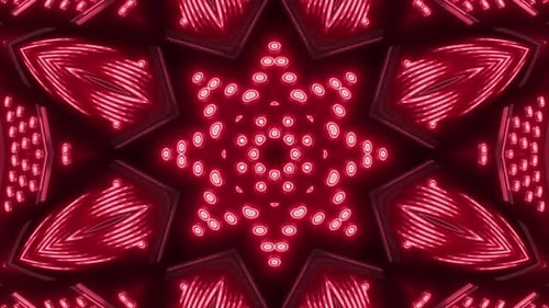4k Farbiges abstraktes Neonmuster-Paket