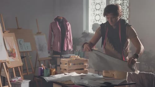 Männlicher Designer