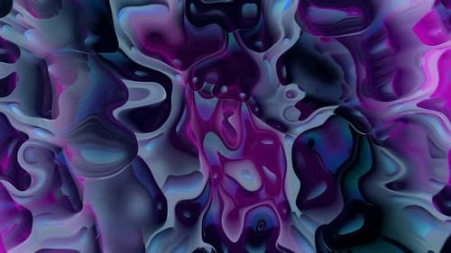 Abstract Background holographic marble liquid animation, Clean liquid effect