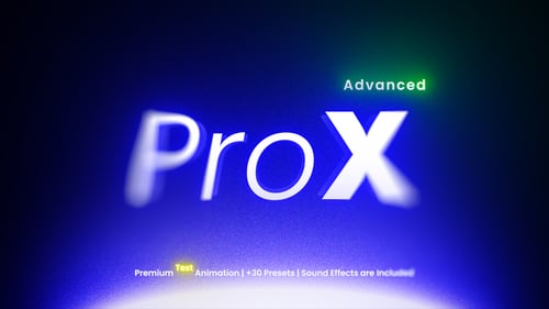 Dynamic Text Animation Presets with Glowing Neon Effects