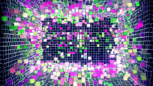 VJ Loops Verrückte Würfel