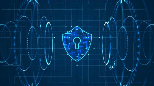 Technology Security Concept.