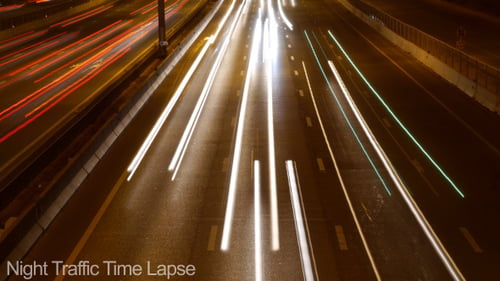 Night Traffic Time Lapse