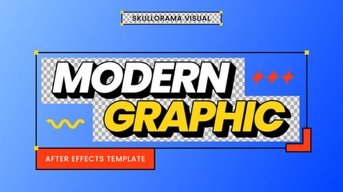 Bold Pop Graphic Titles with Dynamic Text Animations