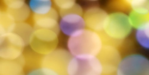 Yellowish Bokeh Background 01