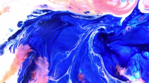 Abstract Paint Colours Diffusion