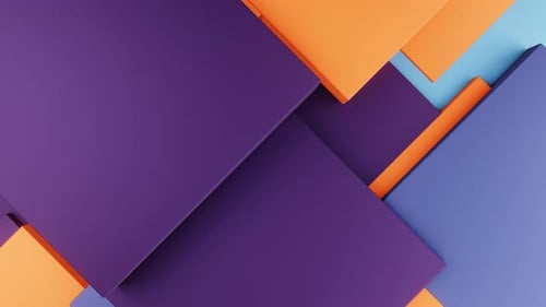 Colorful Cubes Background Animation Loop