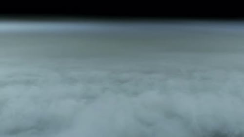 Abstract White Clouds Swirling Slowly