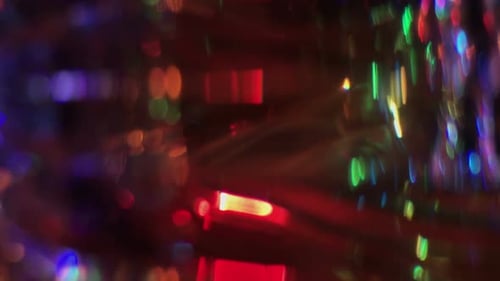 Colorful Abstract Bokeh Light Leaks Shimmering Overlay Background