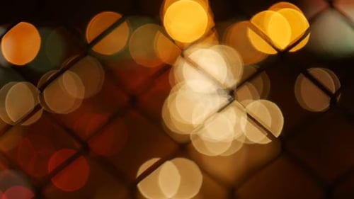 Bokeh In Cage Highway