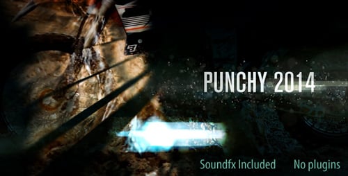High-Energy Cinematic Opener with Dynamic Transitions and Particle Bursts