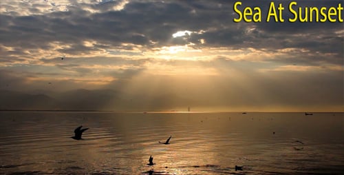 Sea At Sunset