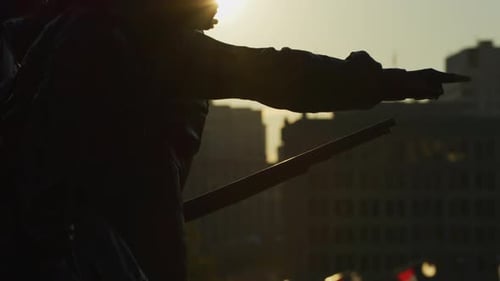Close up view of a memorial in Ottawa