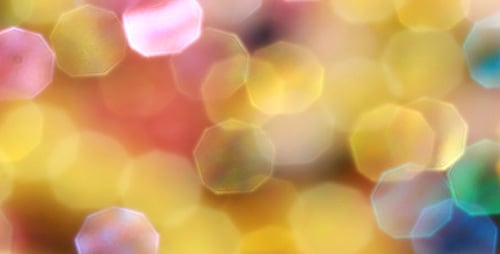 Shimmering Bokeh Lights: Abstract Colorful Background