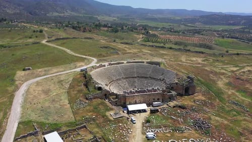 Antike Ruinen von Hierapolis Pamukkale - Türkei